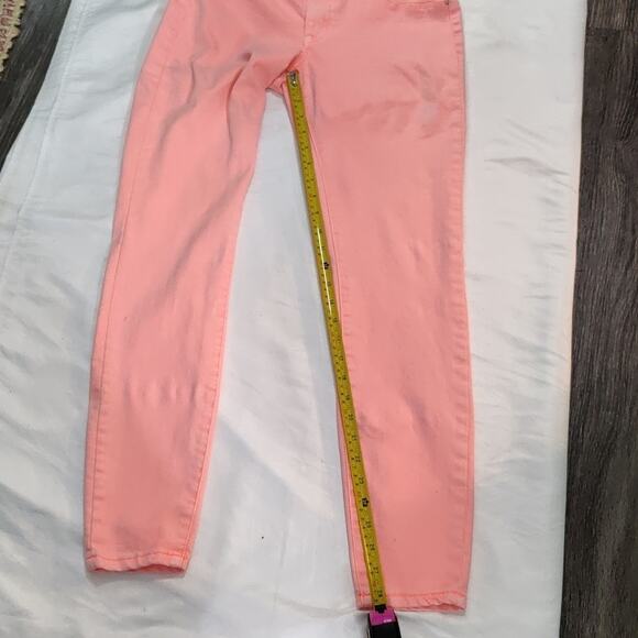 Blank NYC Peach Low Rise Flat Front Jeans 29 Dopamine Rainbow Casual Bohemian - Picture 7 of 13